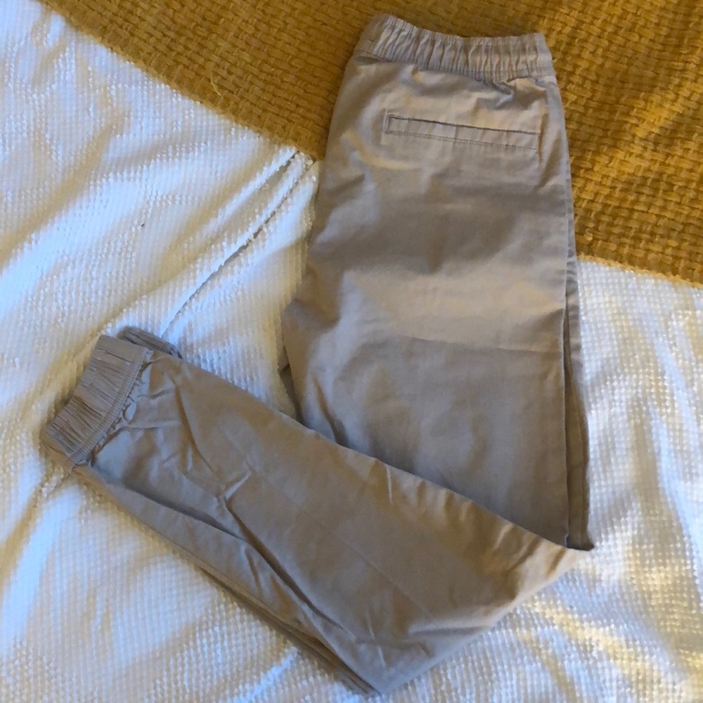 Khaki joggers